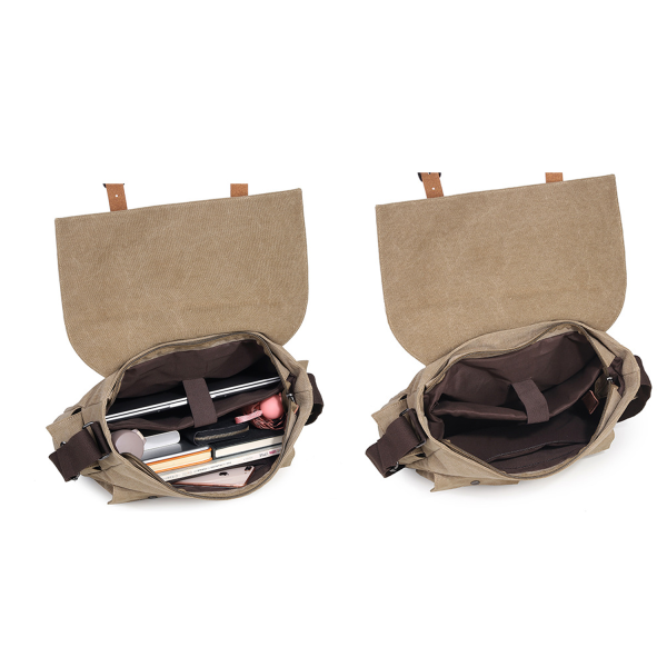 Classic Vintage Canvas Messenger Bag