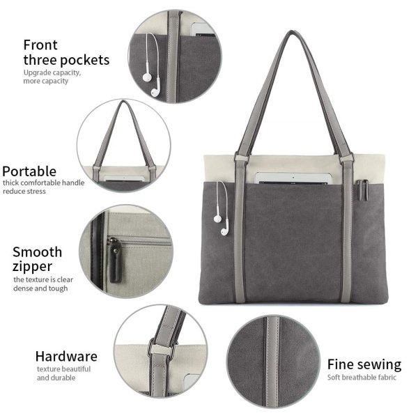 Canvas 15.6 Inch Handbag Purse