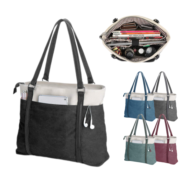 Canvas 15.6 Inch Handbag Purse