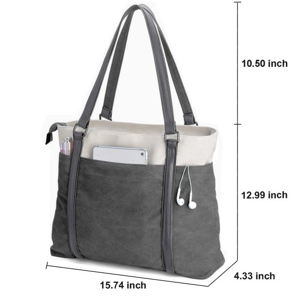 Canvas 15.6 Inch Handbag Purse