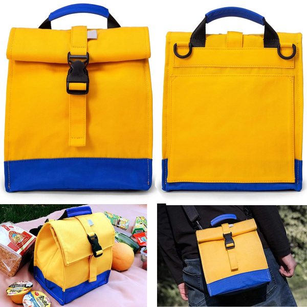 Insulated Lunch Bag With Adjustable Shoulder Strap