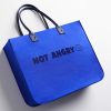 Felt Oversized Shoulder Tote Bag
