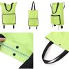 Collapsible Folding Trolley Bags With Wheels