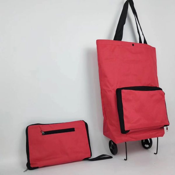 Collapsible Folding Trolley Bags With Wheels