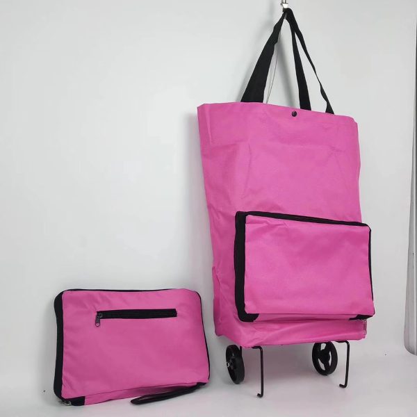 Collapsible Folding Trolley Bags With Wheels
