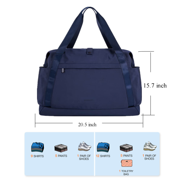 Anti-Wrinkle Overnight Bag For Travel