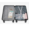 Pc Hard Shell Suitcase With Charger Built In Usb Port
