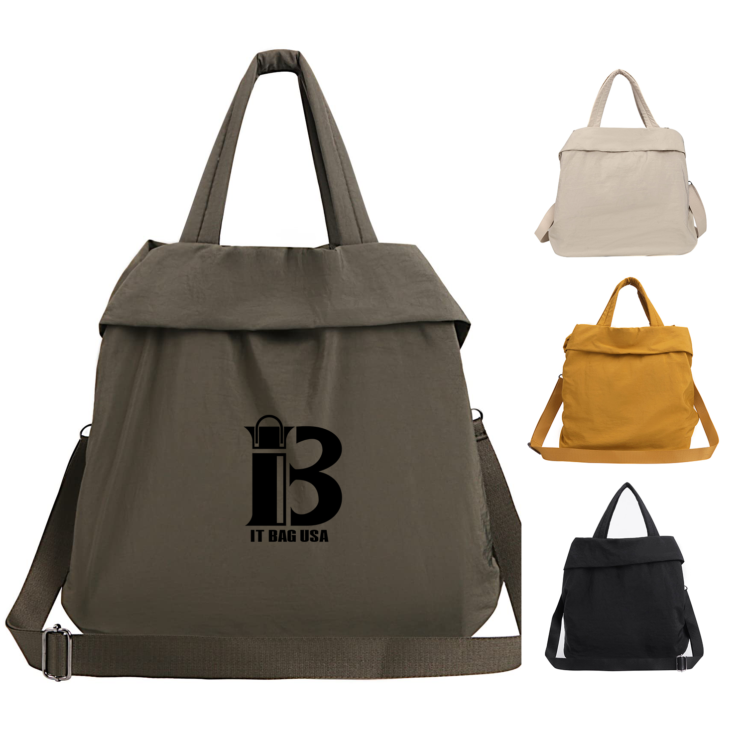 Large Capacity Nylon Tote Handbag