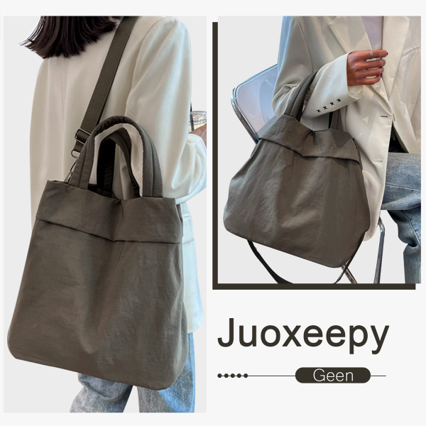 Large Capacity Nylon Tote Handbag