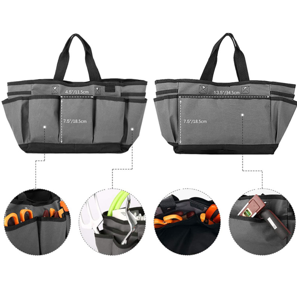 Gardening Tote Bag With Pockets
