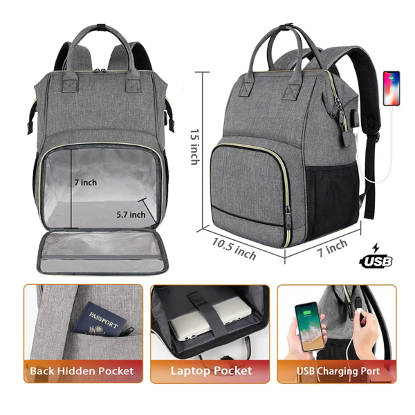 Insulated Cooler Backpack With Usb Port