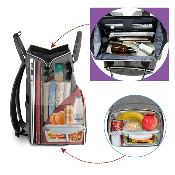 Insulated Cooler Backpack With Usb Port