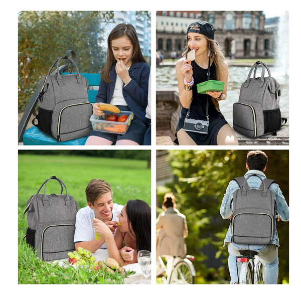 Insulated Cooler Backpack With Usb Port