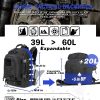 Tactical Hiking Expandable 39L-60L Backpack