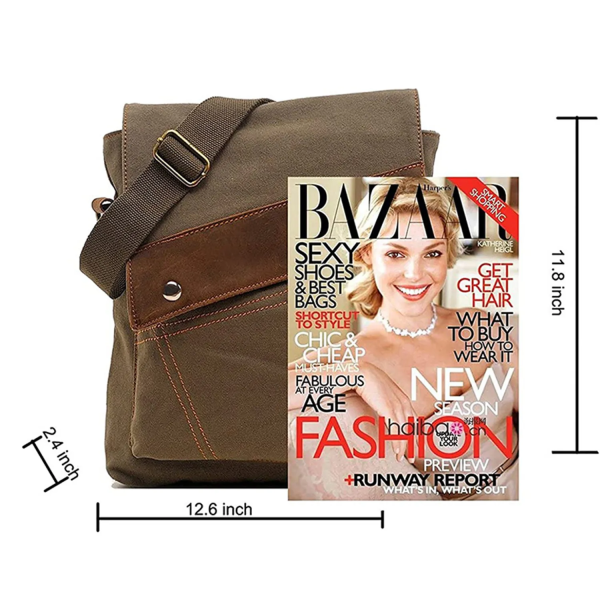 Vintage Small Canvas Shoulder Bag