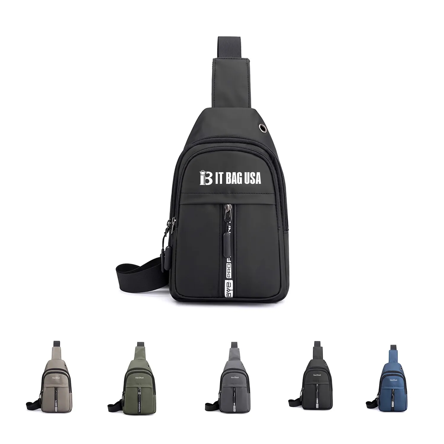Nylon Crossbody Sling Bag