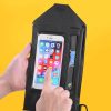 Sports waterproof touchscreen chest bag