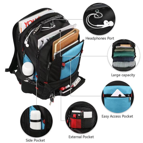 50L Extra Large Laptop Backpacks for Men Women