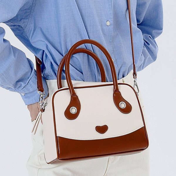 Stylish Waterproof PU Leather Top Handle Tote Bag