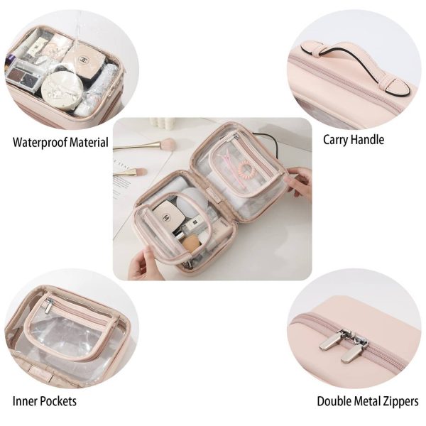 Portable Travel Cosmetics Wash Transparent Storage Bag