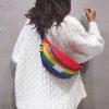 LGBT Rainbow Fanny Pack Gay Pride Waist Bag Strip Chest