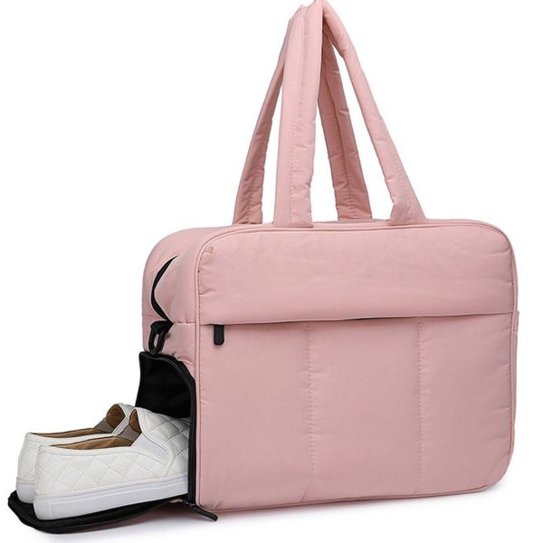 Luggage Duffel Tote Bag with Wet Pocket Shoe Compartment