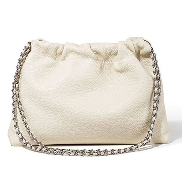 Genuine leather Bucket Shoulder Tote Bag