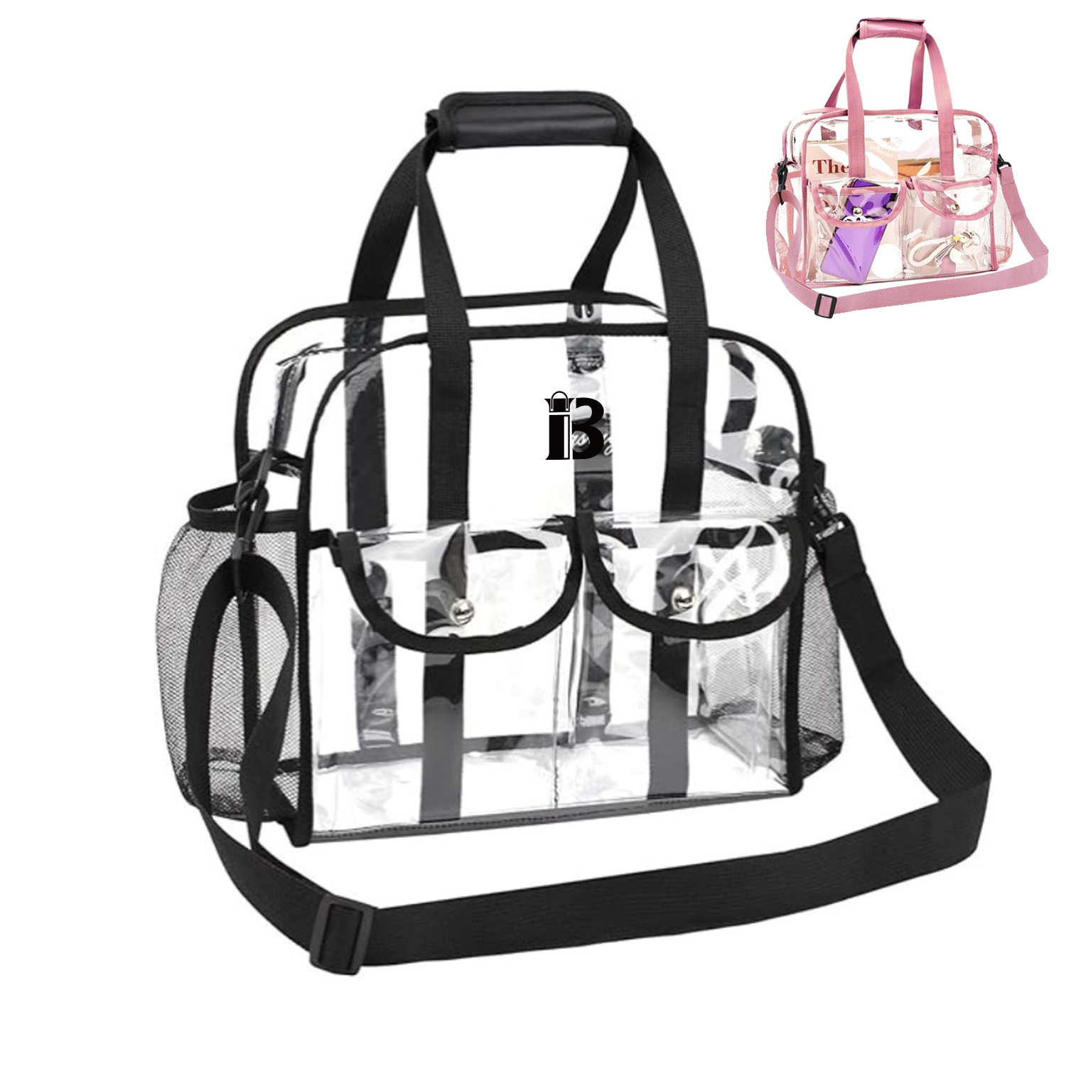 Waterproof Stadium Transparent Clear Tote Bags
