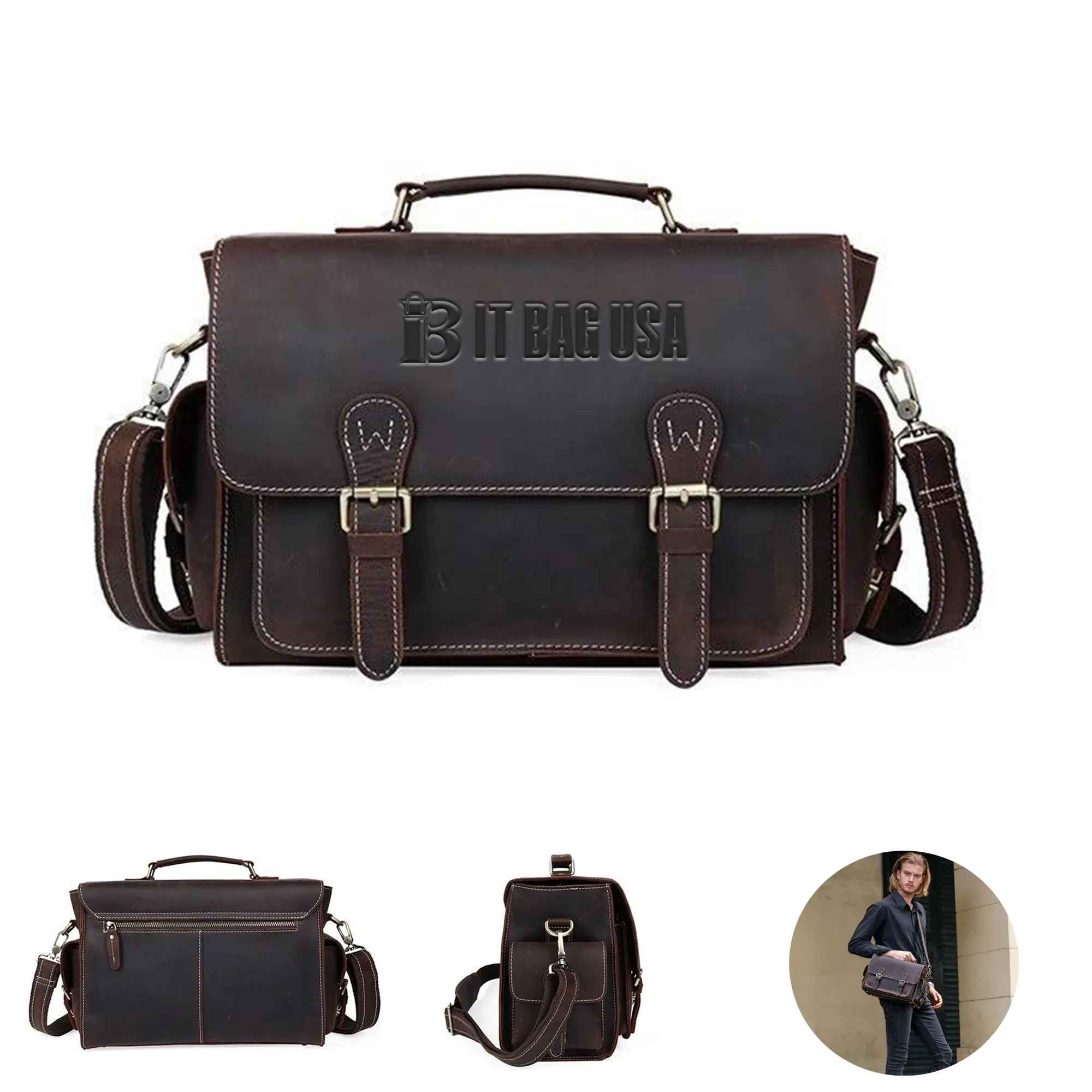 Leather Camera Bag
