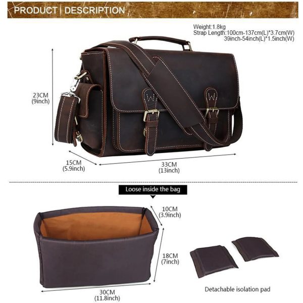 Leather Camera Bag