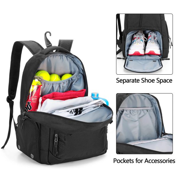 Tennis Backpack With Separate Shoe Space