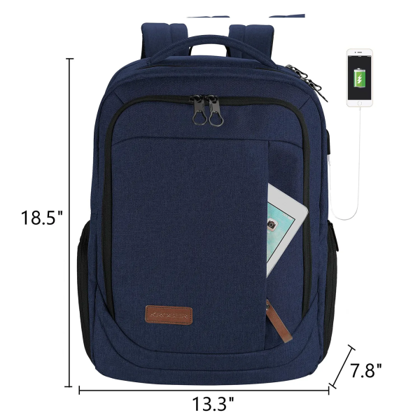 17.3 Inch Laptop Backpack With Usb Charging Port
