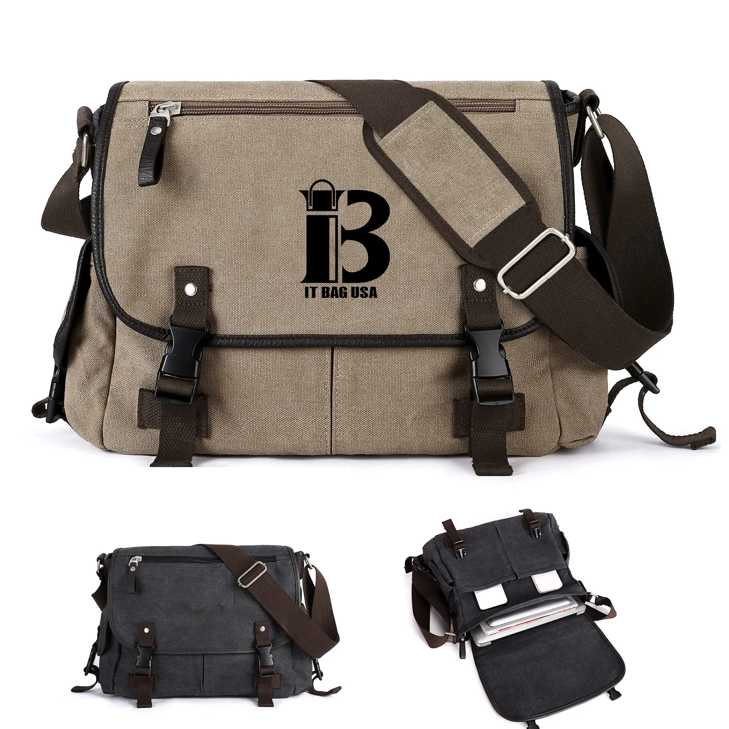 Crossbody Satchel Shoulder Bag For Men