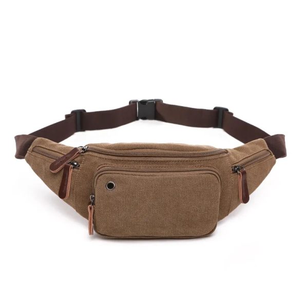 Canvas Waist Fanny Bag