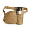 Nylon Hiking Waist Bag With Water Bottle Holder