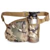 Nylon Hiking Waist Bag With Water Bottle Holder