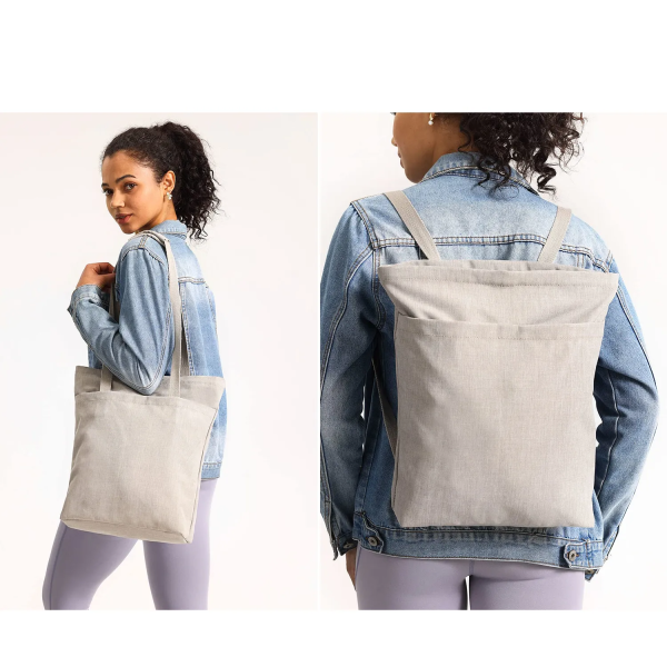 Tote Bag Backpack 2 In 1