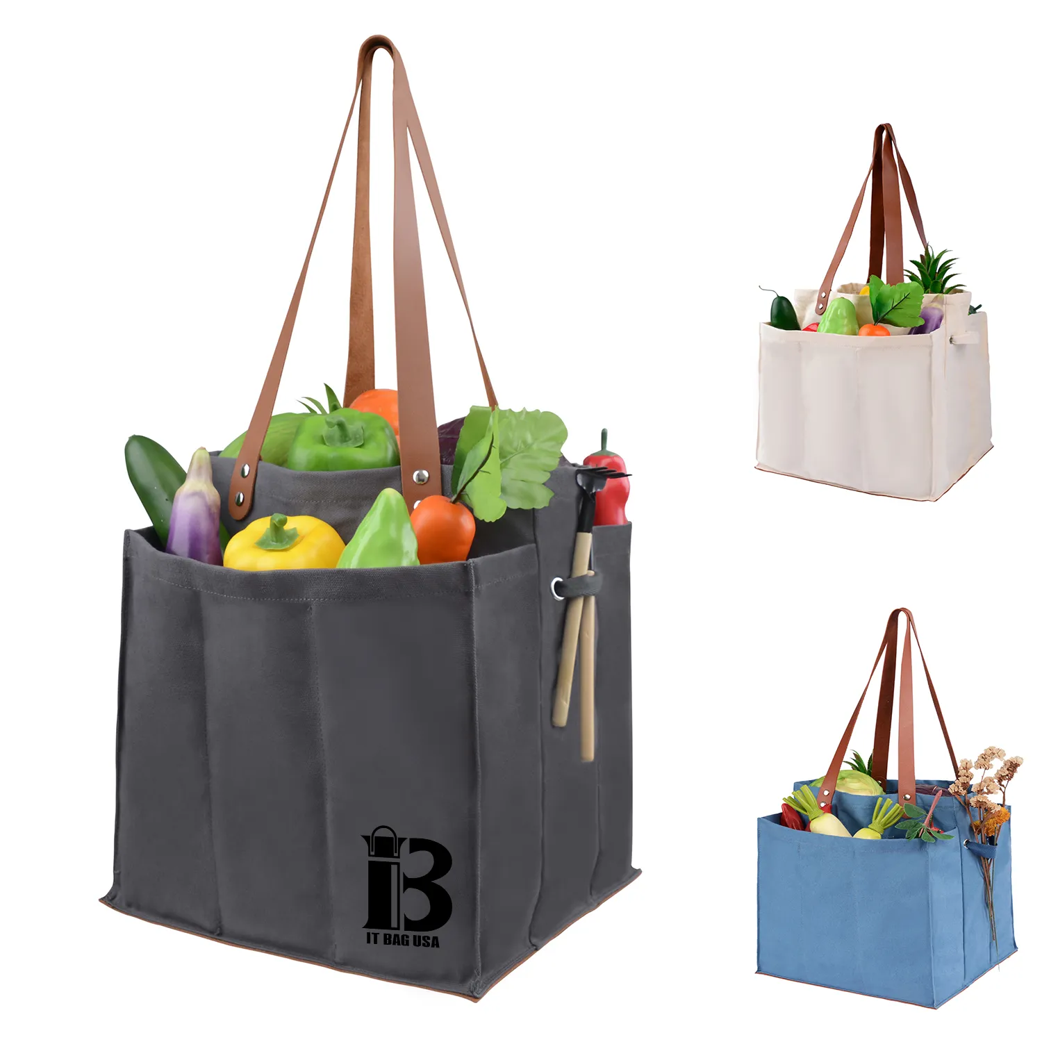 Farmer'S Market Tote Shopping Bags