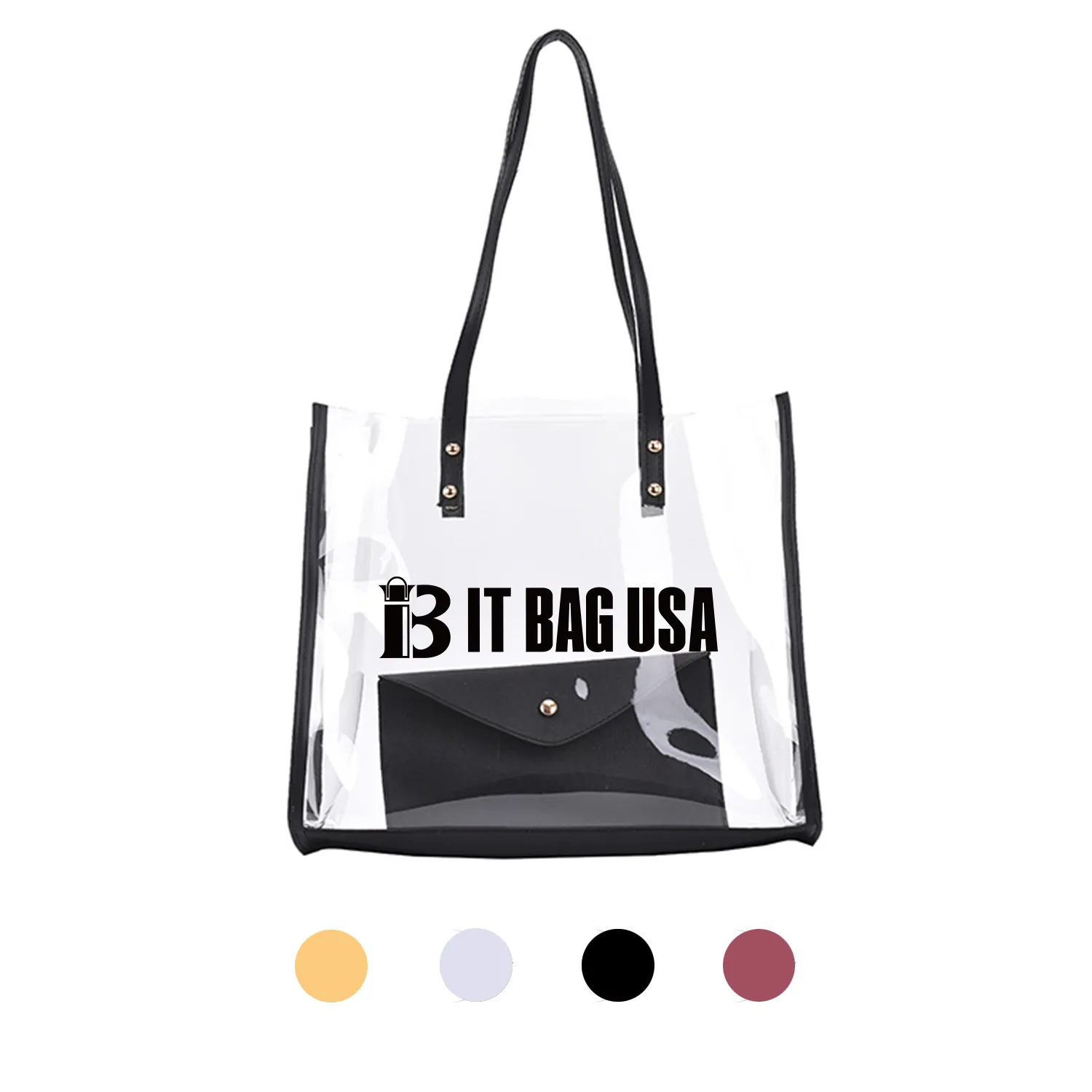 Clear Crossbody Tote Bag