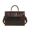 Leather Briefcases Laptop Messenger Bag