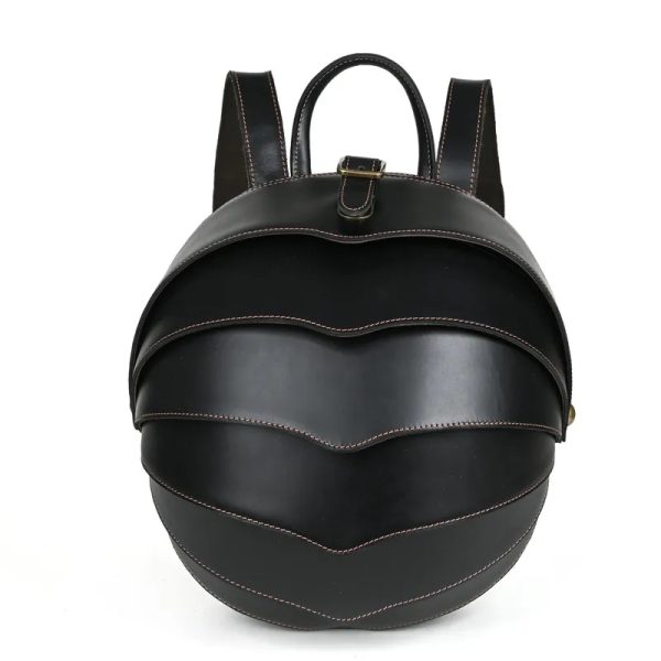 Vintage Genuine Leather Men'S Backpack
