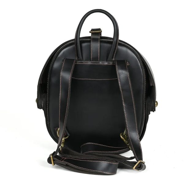 Vintage Genuine Leather Men'S Backpack