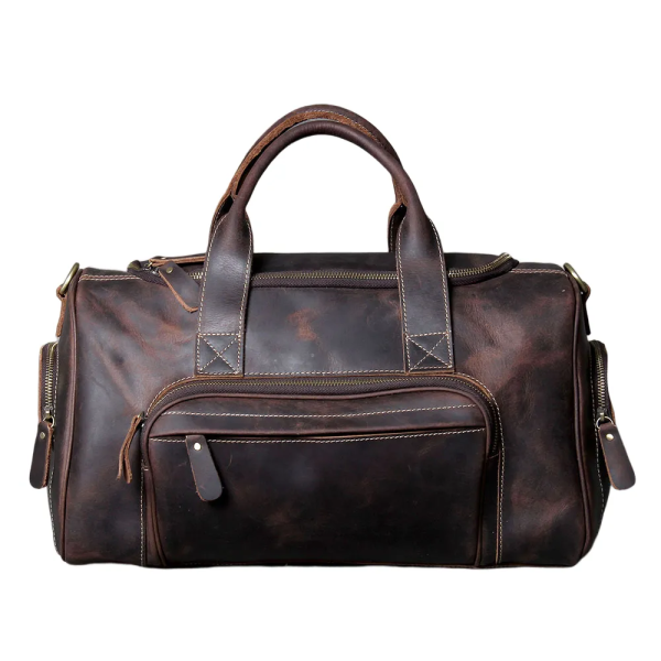 Handmade Cowhide Duffel Bag
