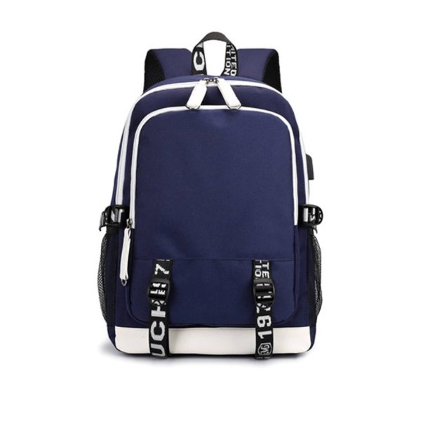 Oxford Cloth Backpack With USB Charging Port