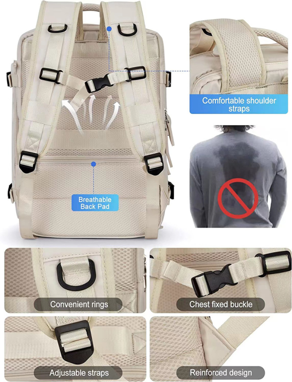 Gym Backpack Waterproof Business Laptop Bag
