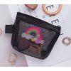 Transparent mesh storage bag