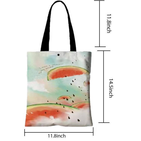 Full color rainbow tote bag