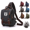 Canvas Cross-body Bag Anti-Theft For Women Men