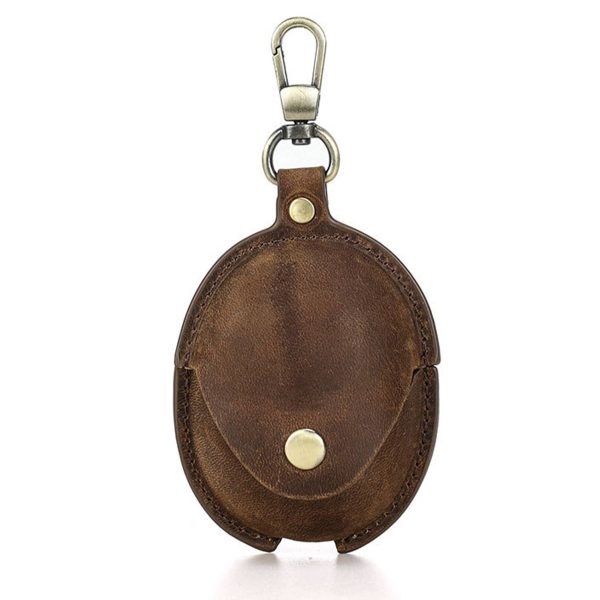 Genuine Leather Bluetooth headset drop protection case