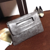 Large-capacity PU messenger bag